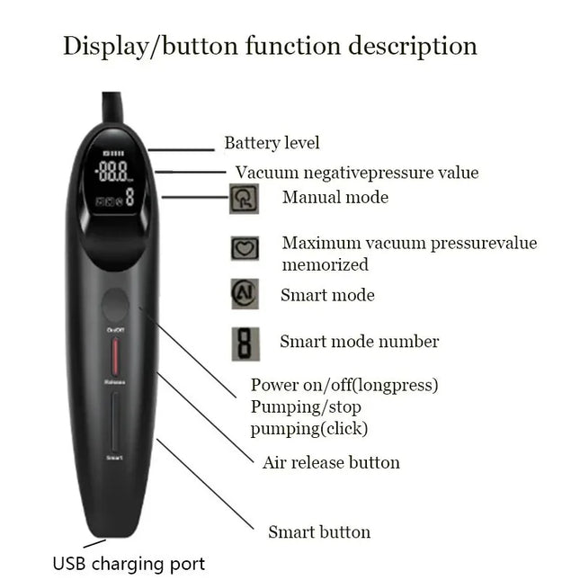 Glans Pump Enhanced Sucker Strong Vaccum Sucking Toys Smart Stretcher Adult Ppoducts Man Extender Training Sucker Masturbate Cup