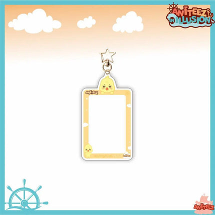 Aniteez Card Holder Keychain Keyring  Acrylic Characters Photocard Sleeves Hongjoong Seonghwa Yunho Yeosang Keychain