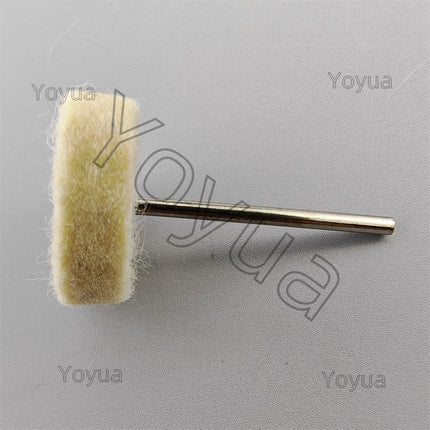 100pcs 25mm Dental Odontologia Polishing Brush Wheel Rotary Tools 2.35/3.00mm Shank Wool Goat Cotton Black Buff Dentistry Lab