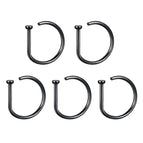 5pc black / 1.0x8mm