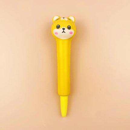 Squishy and Cute Kawaii Pen Kawaii Accessories Cute Girl Pens Animal Fruit Shaped Stress Relief Pens Cute School Supplies