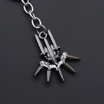 Game NieR:Automata Keychains 2B YoRHa Weapon White Promise Emir Robotics Keyrings Pendant For Men Women Fan Jewelry Accessories