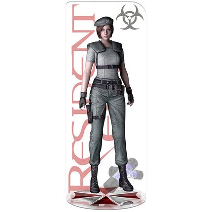 RE4 Resident Evil 4 Castle Reset Leon Scott Kennedy Keychain Acrylic Stand Model Plate Gift Wholesale Game Related Products