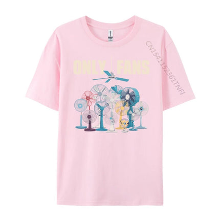 Only Fans Mens Clothing Plus Size Men's Fashion Short Sleeve Clothing Print Cotton Tee Shirts