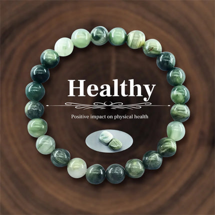 Women Natural Stone Bracelet Amethyst Quartz Tiger Eye Crystal Beads Bangles Men Health Wealth Lucky Reiki Healling Jewelry Gift