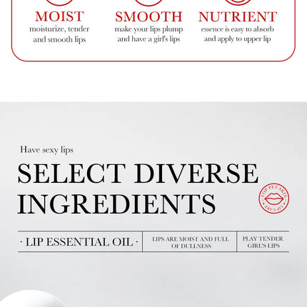 Lip Booster Plumping Serum Oil Hyaluronic Acid Moisturising Sexy Plumping Enhancer Stimulant Free Brightening Lightening Lines
