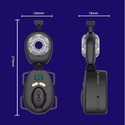Automatic Swing Male Masturbator Remote Control Thrusting Vibrating Masturbator Cup Stroker Pocket Pussy Adult Sex Toys For Men
