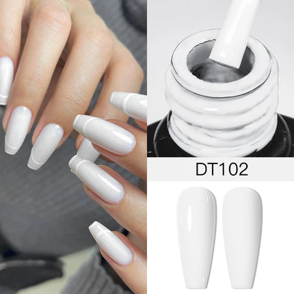 2PCS/SET MEET ACROSS Black White Series Gel Nail Polish Kit Colors Manicure Semi Permanent Soak Off UV Nail Art Gel Varnish Set
