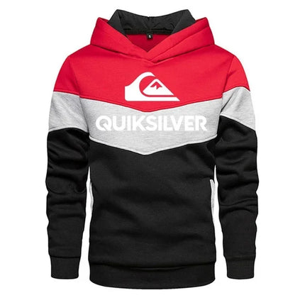 2025 New Men's Hoodie Splicing Outdoor Leisure Sportswear Street Fashion Men's Warm Wool Hoodie Autumn/Winter Coat