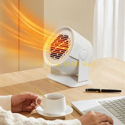 L8RE Space Heater for Indoor Use Portable Electric Heater Large Room Heater Desktop Heater Fan for Home Bedroom Office