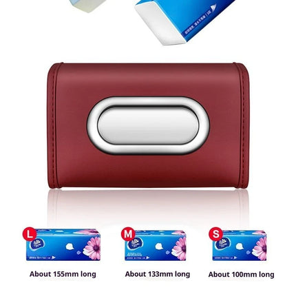 Car tissue box, fashionable leather multi-functional tissue box For Volkswagen VW GTI Passat Polo Golf 3 Jetta Tiguan Touran