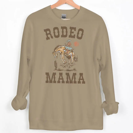 Vintage Cowboy Style Couple Matching Clothing "Rodeo Daddy/Mama" Crewneck Long Sleeve Women Men Husband Wife Sweatshirts