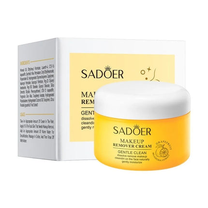 Quickly Dissolve SADOER Grapefruit Makeup Remover Stubborn Makeup Deep Cleaning Deep Cleaning Makeup Remover Without Residue