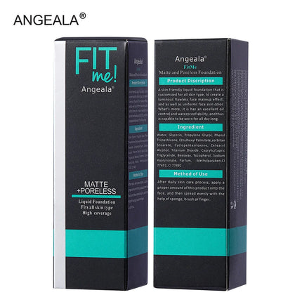 Matte Foundation 30ml Concealer Acne Mark Isolation Pump Free Liquid Foundation Cover Black Eye Circles Even Out Skin Tone