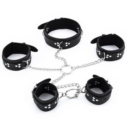 Exotic Accessories Hand Ankle Slave Collar Binding Adult Games Role Play Dildo Handle Spanking Whip Bondage Handcuffs Sexy Shop