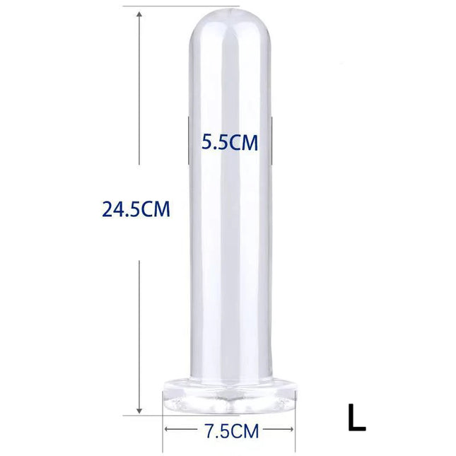 Clear TPE Anal Plug 24cm Small Dildos ButtPlug Pulling Beads Round Tube Masturbation Posterior Dilation Adult Sex Toys For Men