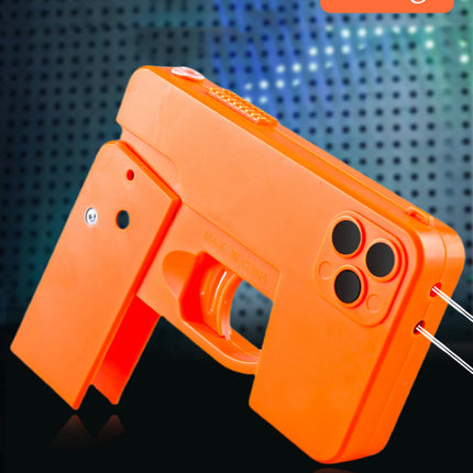 Folding Water Gun Toy, Simulate Shape of Mobile Phone Long Firing Range Outdoor Beach Bathroom Pool Play Water Gifts for Kids
