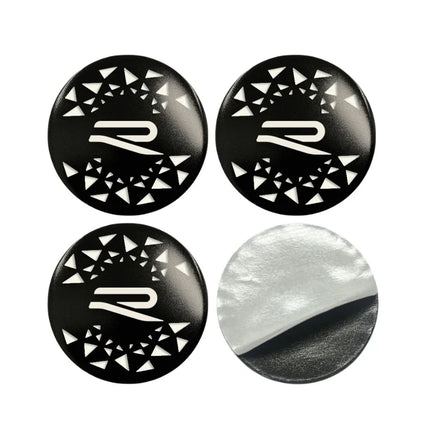 4pcs 56/60/65mm Car Wheel Center Stickers for Volkswagen VW Rline Polo Golf Passat B5 B6 B7 MK6 Scirocco Santana Touran Magotan