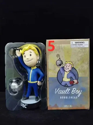 Anime Bobblehead Cute Vault Boy Full Set Action Figure Toys Collection Model Doll Desktop Ornament Display Boy Gifts