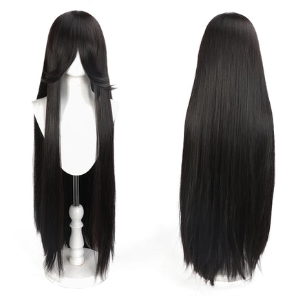 Long Straight Cosplay Wig 100CM Multiple Colors Pink Blonde Black Anime Costume Wig Universal Synthetic Cos Wig Daily Party Wig