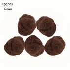 brown 100pcs