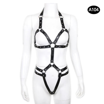 Body bondage harness leather belt erotic clothes sexy lingerie adult games restraints sex toys for couples women bdsm tools