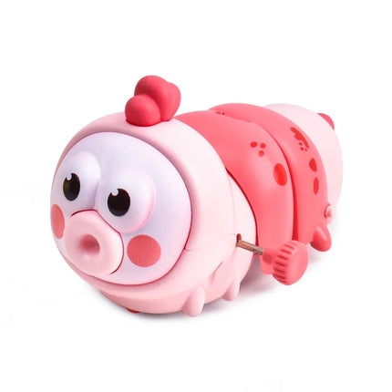 Chain up colored caterpillar children's toys, clockwork cartoon cute parent-child interactive toys