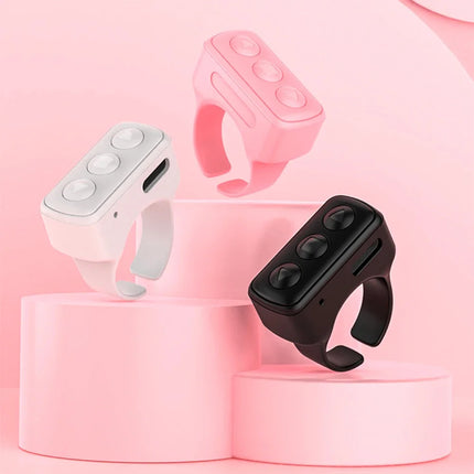 Page Turner Mini Multifunction Fingertip Controller Scrolling Button Ring Fingertip for Selfie Button Camera Shutter Smartphones