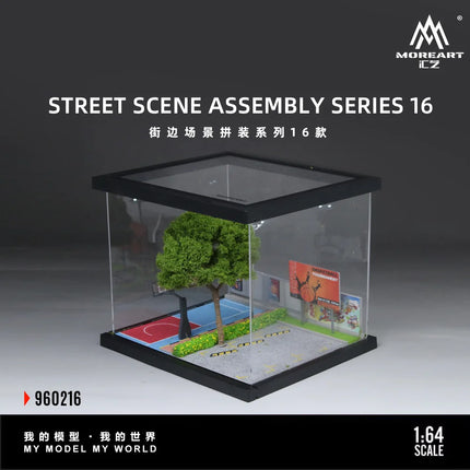 MoreArt+TimeMicro 1:64 Street Scene Light version Assembly Scene