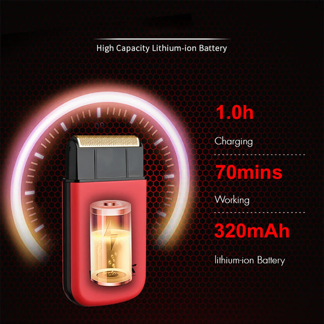 WMARK NG-7901 Electric Shaver 8800RPM Full Metal Mini body Cordless Professional Shaver Hair Trimmer Men's Barber Machine