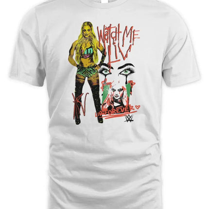 2024 Summer Men's 2D Printed Renowned Wrestler Liv Morgan T-shirt Children's Street Sports Large Size Top