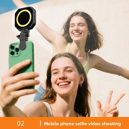 Magnetic phone ring light for live streaming camera video shooting and photo taking