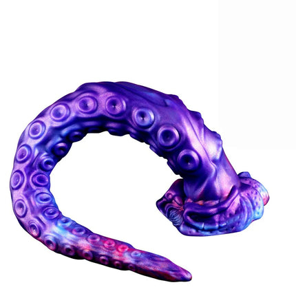 Octopus Tentacle Anal Plug Realistic Suction Cup Dildo Purple Pink Gradient Adult Toy for Men Women Couples Fantasy Sex Toy