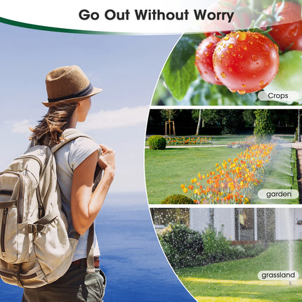 Insoma 2-Zone Sprinkler Timer Programmable Garden Hose Timer Water-Saving Irrigation Controller for Lawn Yard  Drip Systems IPX5