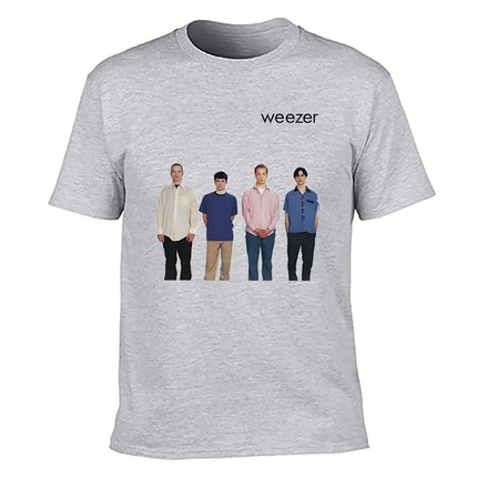 Weezer 1994 album band print T-shirt men's summer hip-hop street casual loose T-shirt oversized O-neck short-sleeved top
