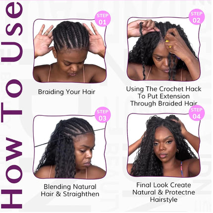 4/27 Highlight Feather Crochet Hair Dark Brown and Blonde Jerry Curly Hair Extensions  Human Hair Crochet Knotless For Braiding