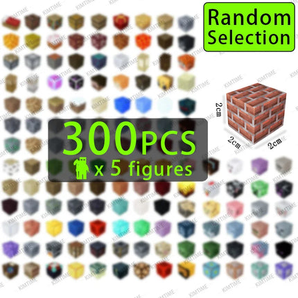 50-Piece Montessori Magnetic Blocks + Figure