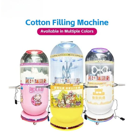 Factory Direct Small & Medium Plush Toy & Doll Filling Machine Indoor Semi-Finished Product Plastic Vending Machine Customized