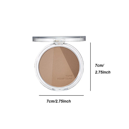 HOLIKA HOLIKA Tone Tuning Shading Contour Palette,Fine Powder Texture,Smooth&Minimal Fallout,Matte Finish,K-Beauty,Korean Makeup