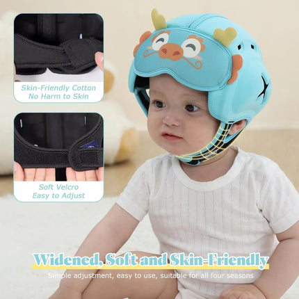 Mambobaby Guard Hat CN Dragon Safe Anti-Shock Baby Helmet Toddler Head Protector Infant Headgear Learn Crawl Walk for Bump Fall