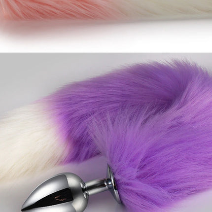 Sex Shop 5 Sizes Metal Butt Plug Fetish Fox Tail Intimate Toys Bdsm Anal Extender Dilator Products Erotic Games Goods For Adults