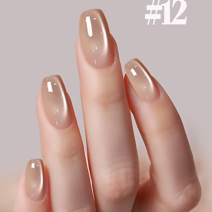 ZH Autumn And Winter Nails Toe Selling Whitening Glass Bead Cat Eye Gel Nail Polish Black Nails Nail Art Grey Cat Eye Nail Glue