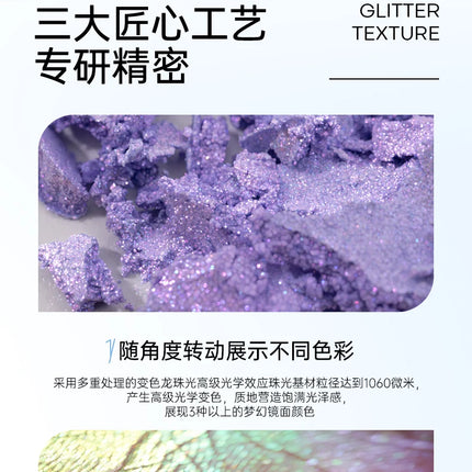 Romantic Beauty Iluminador Maquillaje Chameleon Highlighter Eye Palette High gloss Powder Body and Face Pearl Brightening