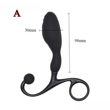Silicone Anal Plugs Trainer Prostate Massage Butt Plugs Anal Sex Toys Small-Sized Anal Trainer Analdildo for Beginner 18+