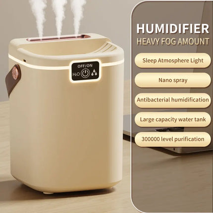Air humidifier spray machine perfume diffuser evaporative humidifier household office night light humidifier