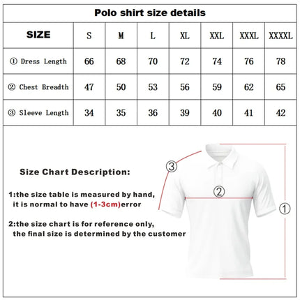 Men's Golf Clothing Summer Short Sleeve Top Comfortable Casual Sports Tennis Polo Shirts Breathable Fashion T-shirt Streetwear