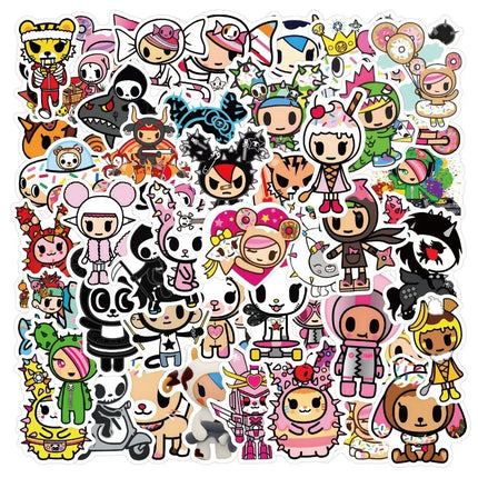10/50Pcs Tokidoki Stickers Laptop Phone Decoration Suitcase Scrapbooking Laptop Phone Stationery Cool Kid Stickers