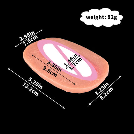 Silicone Realistic Vagina Underwear Pad Masturbator Skin Fake Vulva Clitoris Sex toys for Women Crossdresser Crotch Pad