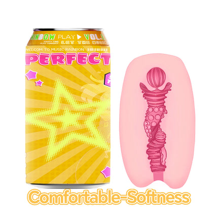 YUU Sex Toys Male Hidden Canned Masturbation Cup VER.2 Soft STPE Artificial Pocket Pussy Masturbators for Men Onahole 7 Colors