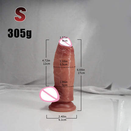 Huge Thick Dildo Big Dick Sex Toy for Women Soft Silicone Anal Big Penis With Super Suction Cup Female Masturbation Sex Products